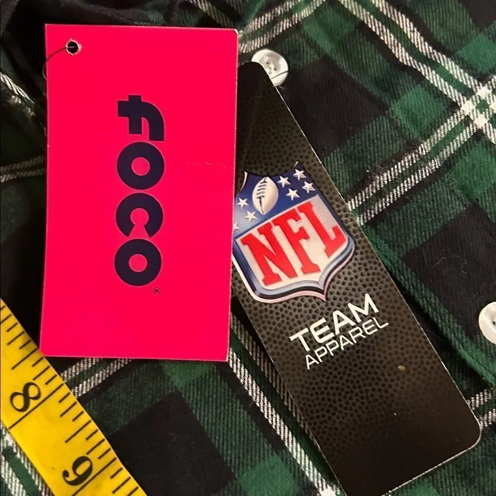New York Jets / NFL / FOCO Flannel Shirt - NWT Mens Size 2XL, NWT